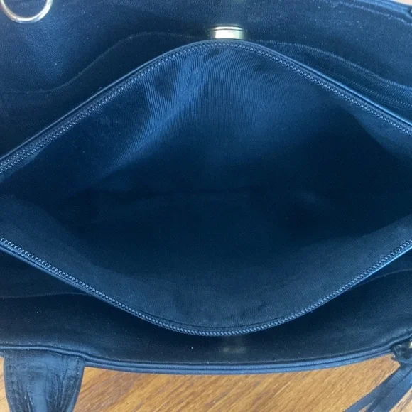 Etienne Aigner Black Leather Satchel - Picture 8 of 14